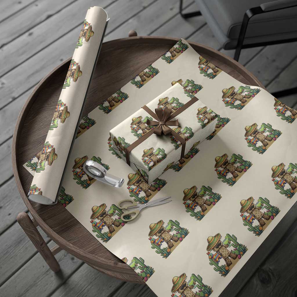 Cinco De Mayo Mexican Gamer Wrapping Paper Roll Video Game Fiesta Gift TS12 Beige Print Your Wear