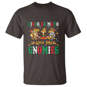 Cinco De Mayo With My Gnomies Mexican Gnome T Shirt TS09 Dark Chocolate Printyourwear