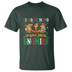 Cinco De Mayo With My Gnomies Mexican Gnome T Shirt TS09 Dark Forest Green Printyourwear