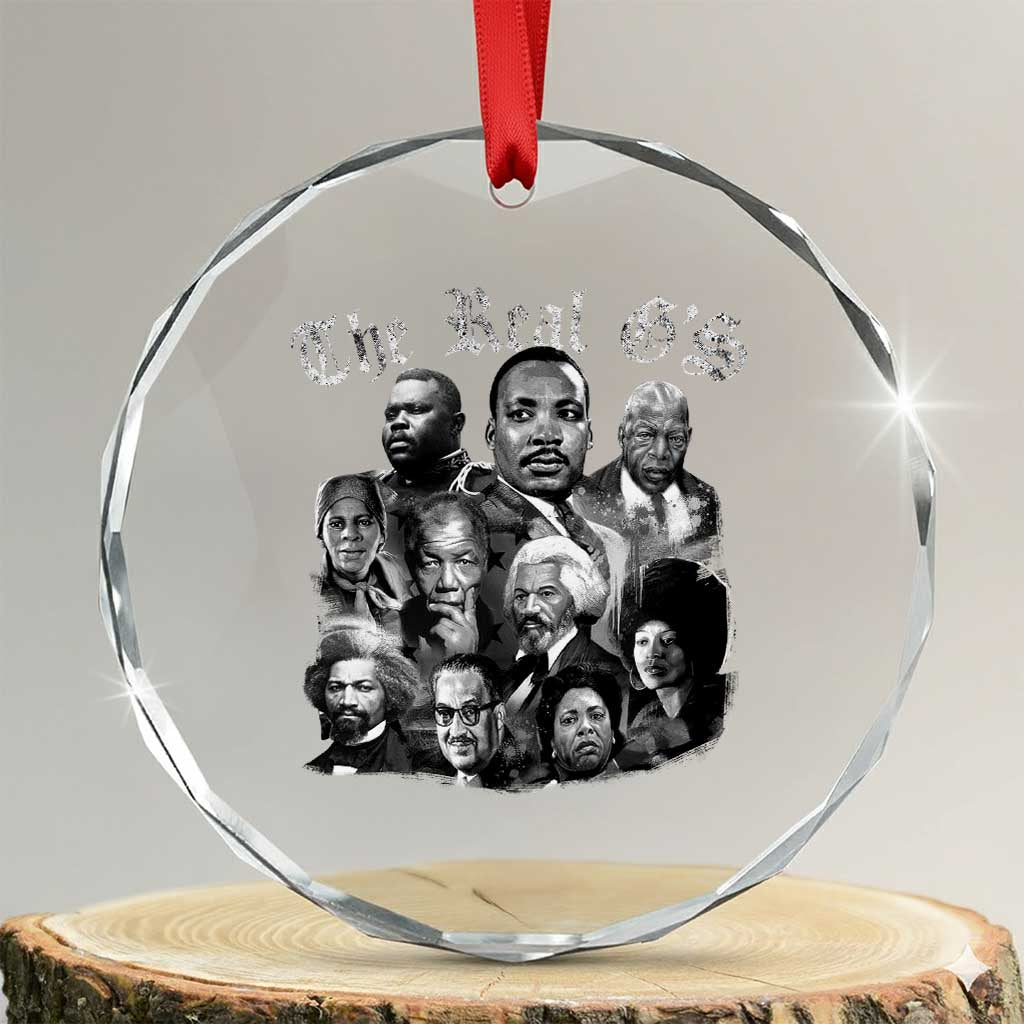 Civil Rights Legends Crystal Glass Ornament The Real Gs Juneteenth Black History Month TS10 Transparent Glass 3'' Circle Print Your Wear