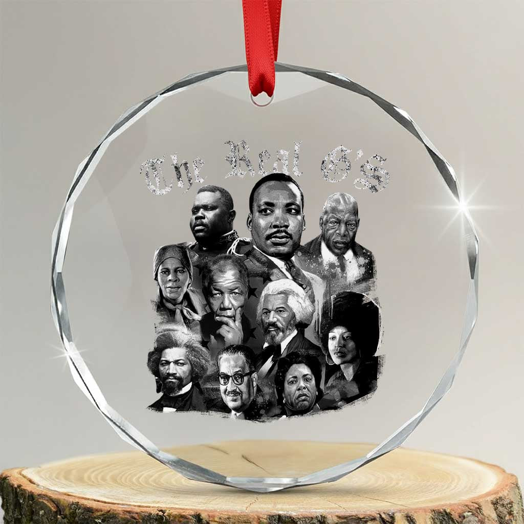 Civil Rights Legends Crystal Glass Ornament The Real Gs Juneteenth Black History Month TS10 Transparent Glass 3'' Circle Print Your Wear