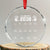 Class of 2038 Grow With Me Crystal Glass Ornament Handprint Pre-K to 12th Grade Graduation TS10 Transparent Glass 3'' Circle Print Your Wear