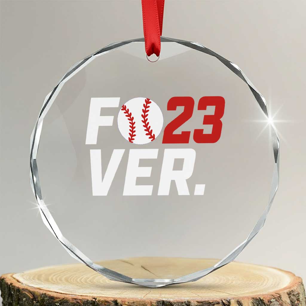 Classic Baseball Jersey Number 23 Crystal Glass Ornament Fo23ever #23 Ball Sports Fan TS02