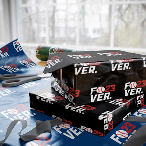 Classic Baseball Jersey Number 23 Wrapping Paper Roll Fo23ever #23 Ball Sports Fan - Print Your Wear
