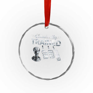 Classically Trained Crystal Glass Ornament Dimmer Manual Transmission Car Humor Pedals Driving TS10 Print Your Wear