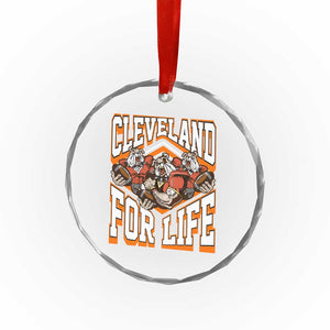 Cleveland For Life Crystal Glass Ornament CFBB Fan Gift TS12 Print Your Wear