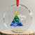 Colorful Xmas Tree Merry And Bright Crystal Glass Ornament TS09 Transparent Glass 3'' Circle Print Your Wear