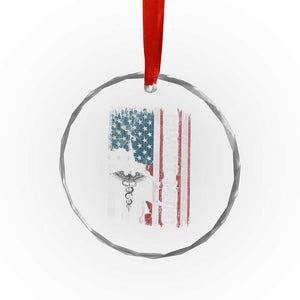 Combat Medic Soldier Crystal Glass Ornament Medical Military American Flag TS11 Print Your Wear