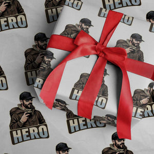 Community Hero Alex Pretti Wrapping Paper Roll Minneapolis Support Gift TS12 White Print Your Wear