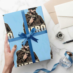 Community Hero Alex Pretti Wrapping Paper Roll Minneapolis Support Gift TS12 Light Blue Print Your Wear