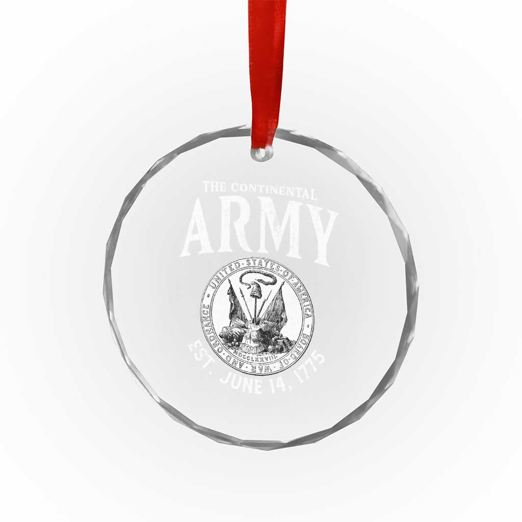 Continental Army America Independence Revolutionary War Seal Crystal Glass Ornament TS11 Print Your Wear