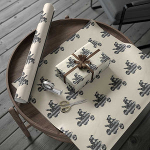 Cool ATV Wrapping Paper Roll Quad 4 Wheeler ATV Riding American Flag TS10 Beige Print Your Wear