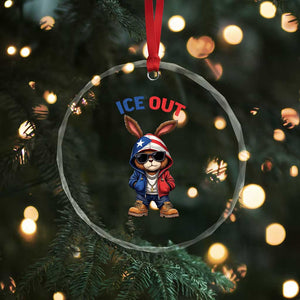 Cool Bunny Ice Out Crystal Glass Ornament Puerto Rican Flag Hoodie Outfit Vibes Boricua TS10 Print Your Wear