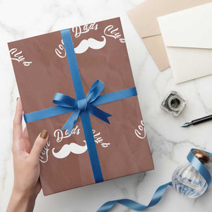 Cool Dad Club Wrapping Paper Roll Coolest Dad Ever Birthday Gift TS12 Mocha Print Your Wear