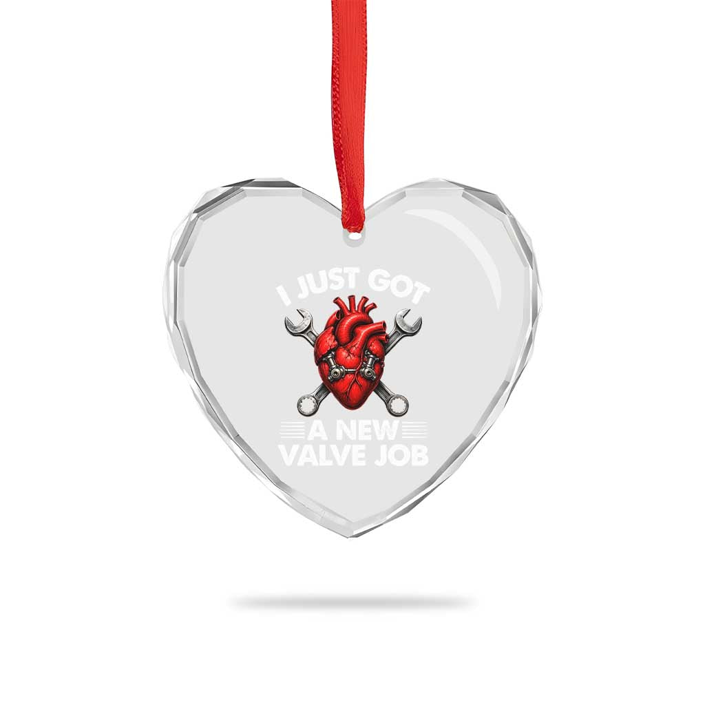Cool Heart Surgery Survivor Heart Crystal Glass Ornament Funny Valve Job Coronary Bypass Artery Open Heart Surgery