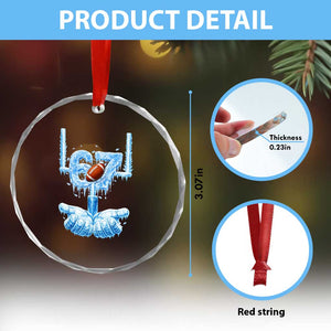 Cool Ice Effect 67 Meme Crystal Glass Ornament Funny American Football TS12 Print Your Wear
