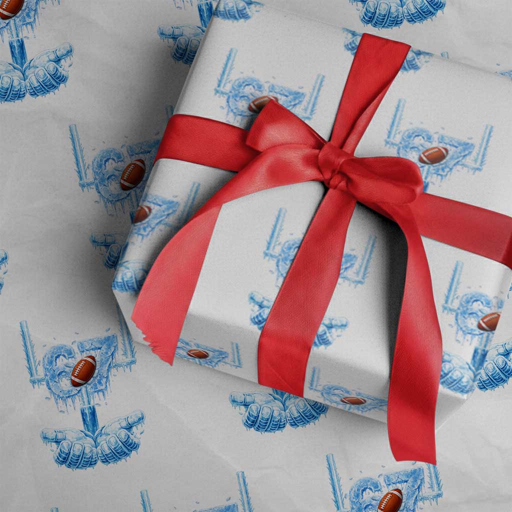 Cool Ice Effect 67 Meme Wrapping Paper Roll Funny American Football TS12 White Print Your Wear
