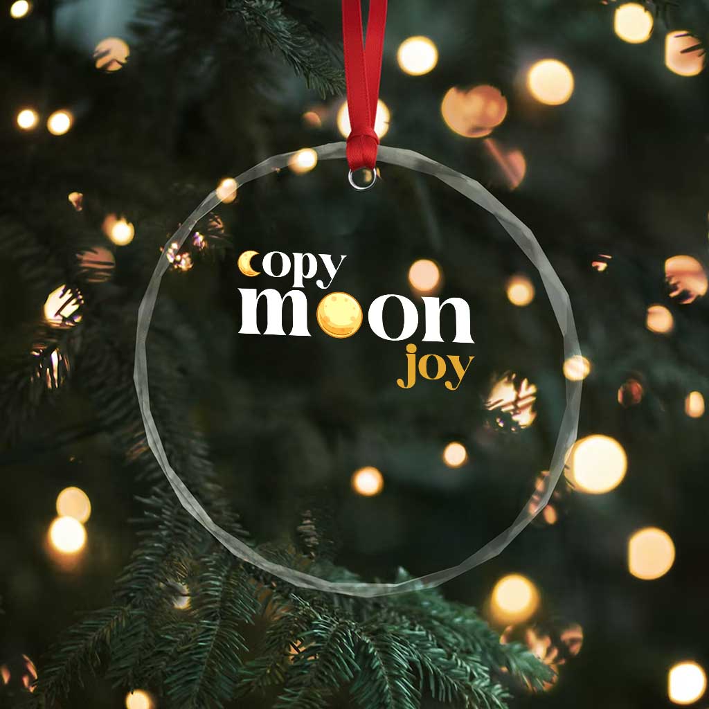 Copy Moon Joy Statement Full Moon Crystal Glass Ornament Space Exploration Lunar Journey 2026 TS12 Print Your Wear