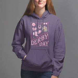 Coquette Bow Girly Derby Day Horse Racing Hoodie TS09 Purple Print Your Wear
