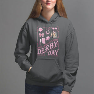 Coquette Bow Girly Derby Day Horse Racing Hoodie TS09 Black Print Your Wear