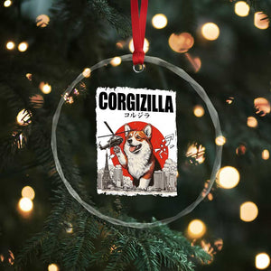 Corgizilla Giant Crystal Glass Ornament Funny Corgi Monster Roaring Tokyo Japan TS12 Print Your Wear