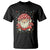Cottagecore Santa T Shirt Retro Vintage Christmas Mushroom Core Claus Face TS02 Black Printyourwear
