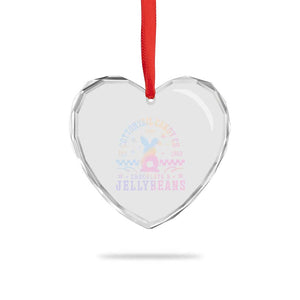 Cottontail Candy Company Easter Heart Crystal Glass Ornament Carrot Bunny Rabbit Family Matching TS10 Print Your Wear