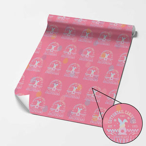 Cottontail Candy Company Easter Wrapping Paper Roll Carrot Bunny Rabbit Family Matching TS10 Pink Print Your Wear