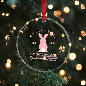 Cottontail Candy Company Vintage Easter Bunny Crystal Glass Ornament Retro Chocolate and Jellybeans Spring Lovers TS02 Print Your Wear