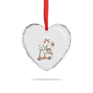 Counselor Support On The Way Heart Crystal Glass Ornament Silly Goose School Counselor TS14 Print Your Wear