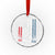 Courtesy of the Red White and Blue Crystal Glass Ornament US Military Patriotic American Flag TS02 Transparent Glass 3'' Circle Print Your Wear