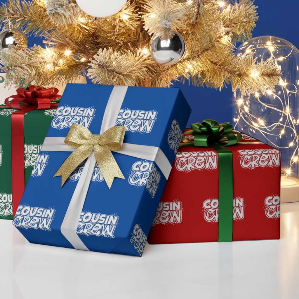 Cousin Crew Wrapping Paper Roll Cute Matching Cousins Summer Beach Vacation TS10 Print Your Wear