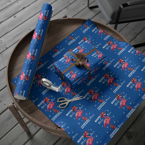 Cowboy Flamingo Wrapping Paper Roll Boots And Bling It Is A Cowgirl Thing TS14 Blue Print Your Wear