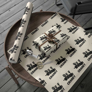 Cranky Car Engine Crankshaft Cars Lover Wrapping Paper Roll Mechanics Father Day TS10 Beige Print Your Wear