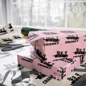 Cranky Car Engine Crankshaft Cars Lover Wrapping Paper Roll Mechanics Father Day TS10 Light Pink Print Your Wear