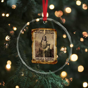 Crazy Horse Crystal Glass Ornament Legendary Oglala Sioux Lakota Leader Native American Indian TS10 Print Your Wear