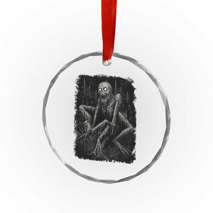 Creepy Rake Crystal Glass Ornament Creepypasta Cryptid Series Alt Goth Grunge Horror Aesthetic TS10 Print Your Wear