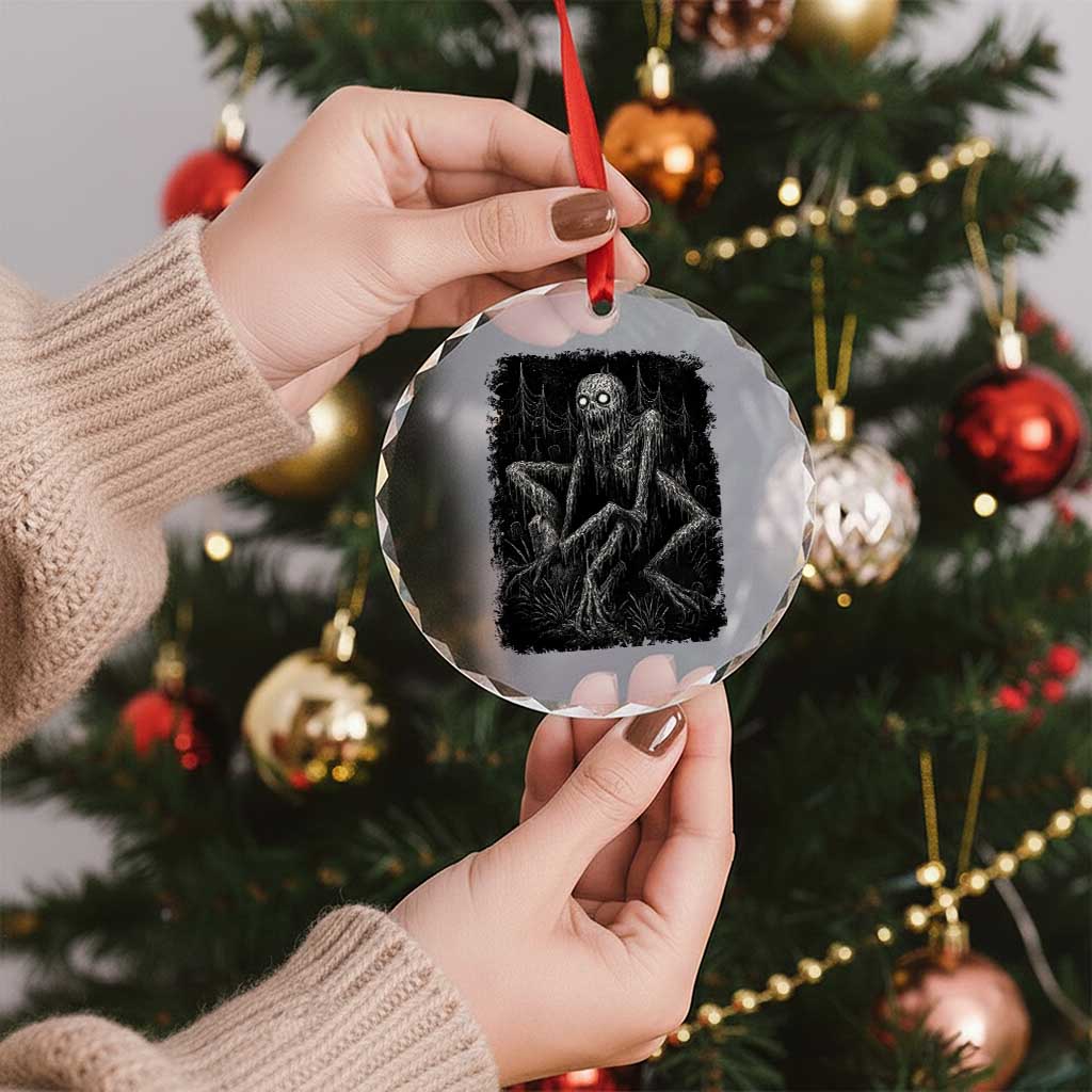 Creepy Rake Crystal Glass Ornament Creepypasta Cryptid Series Alt Goth Grunge Horror Aesthetic TS10 Print Your Wear