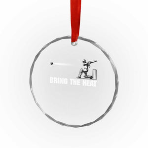 Cricket Player Crystal Glass Ornament Bring The Heat Batting TS10 Print Your Wear