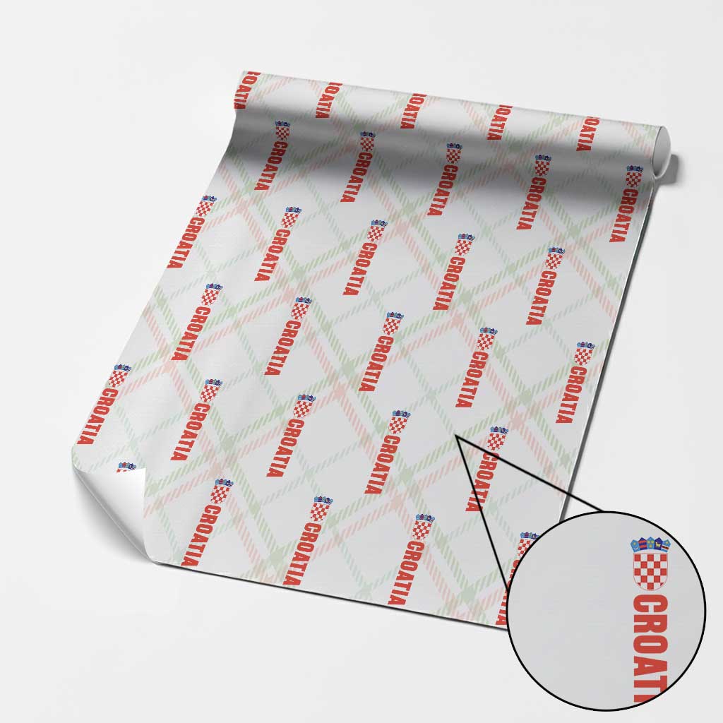 Croatia Wrapping Paper Roll Vintage Hrvatska Zagreb Croatian