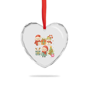 Crochet Christmas Heart Crystal Glass Ornament Funny Xmas Gift For Crocheter TS12 Print Your Wear