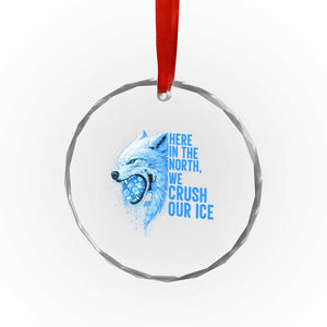 Crush Ice Crystal Glass Ornament Wolf Human Rights Protest TS10 Print Your Wear