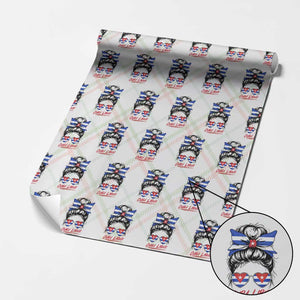 Cuba Libre Wrapping Paper Roll Messy Bun Cuban Woman Sunglasses TS12 Christmas Plaid Print Your Wear