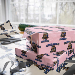 Curacao Warrior Football Fan Wrapping Paper Roll Proud Island Game Day Gift