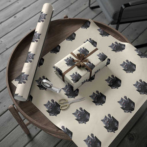 Cute British Shorthair Cat In Pocket Wrapping Paper Roll Cat Lover TS12 Beige Print Your Wear