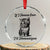 Cute Cat St Patricks Day Crystal Glass Ornament If I Shenan Once I'll Shenanigan TS02 Transparent Glass 3'' Circle Print Your Wear