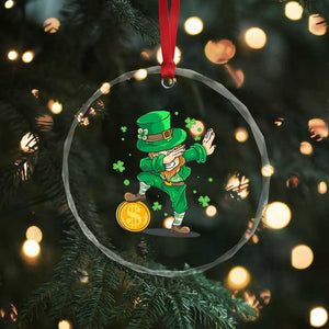 Cute Dabbing Leprechaun Crystal Glass Ornament Funny St Patricks Day TS02 Print Your Wear