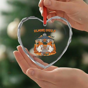 Cute Gilmore Ghouls Halloween Ghost Heart Crystal Glass Ornament Cozy Fall Aesthetic with Pumpkin Spice and Books TS02 Print Your Wear