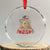 Cute Groundhog Crystal Glass Ornament Woodchuck Day Animal Lover TS02 Transparent Glass 3'' Circle Print Your Wear