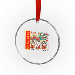 Cute Horse Dragon Dance Crystal Glass Ornament Lunar New Year TS12 Print Your Wear